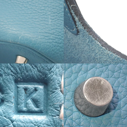 ピコタン MM トリヨンクレマンス パラジウム金具 ブルージーン シルバー金具 □K刻印