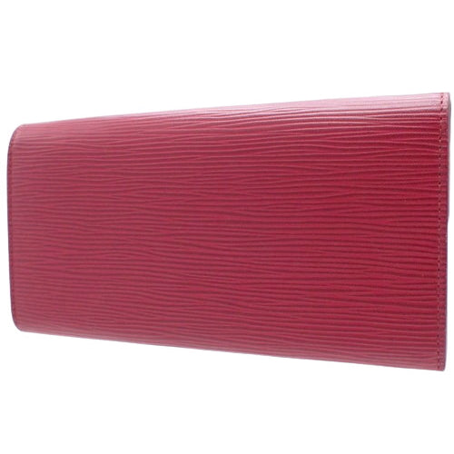 Epi Portefeuille Emily Long Wallet, Bifold, Epi Leather, Fuchsia, M60851