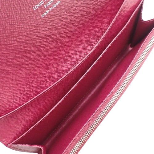 Epi Portefeuille Emily Long Wallet, Bifold, Epi Leather, Fuchsia, M60851