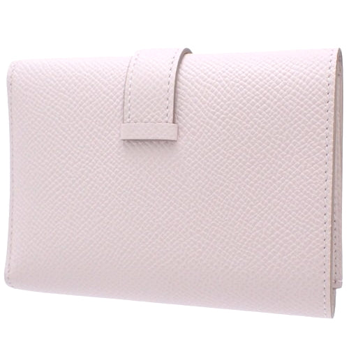Bearn Combination Bag, Mauve Pale, Epsom Leather, Palladium Hardware, Silver Hardware, W Stamp, Tri-Fold