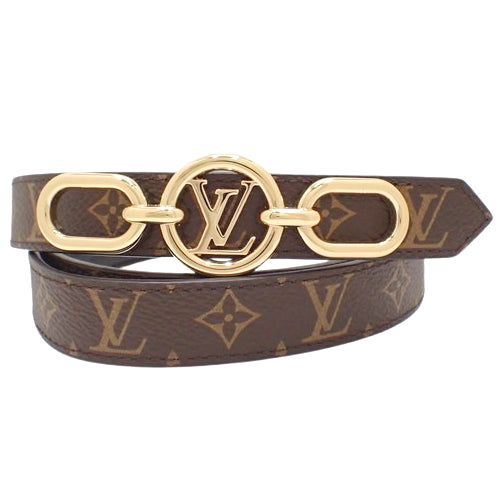 モノグラム ベルト・LV サークル プライム 20MMリバーシブル アパレル 小物 80/32 モノグラムキャンバス レザー M0510W(2024年12月現在現行品)