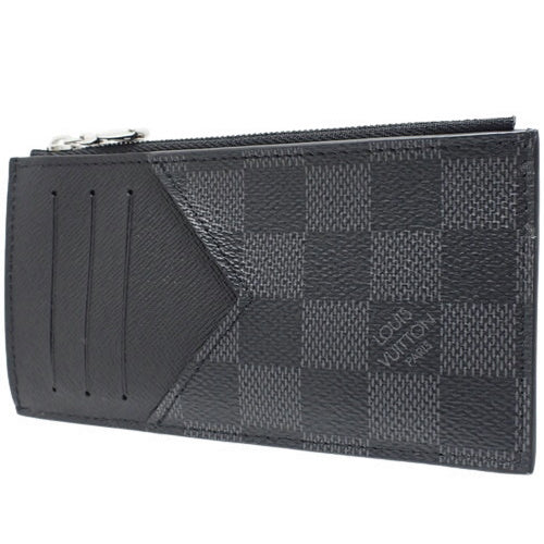 Damier Graphite Coin Card Holder, Card Case, Coin Purse, Small Item, Damier Graphite Canvas N64038 (Current as of December 2024)