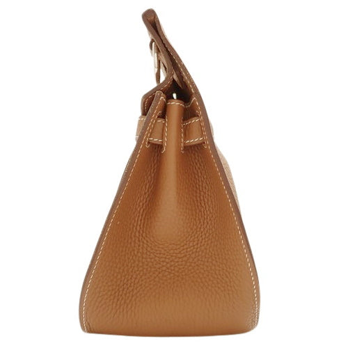 Gypsyère 28 Gold Taurillon Clemence Leather Palladium Hardware Silver Hardware D Stamp Shoulder/Crossbody Bag