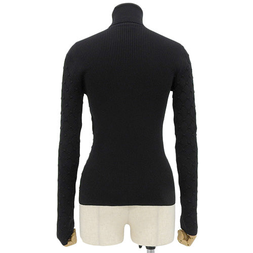 Coco Mark Matelasse Turtleneck Sweater P73 Apparel Fashion Clothing Knit Size 34 Cotton Rhinestone