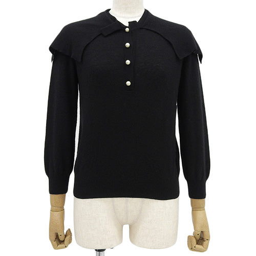 珍珠纽扣领针织衫 2023 40