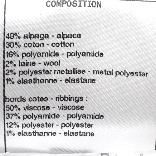 边缘针织 36 P72 金属丝