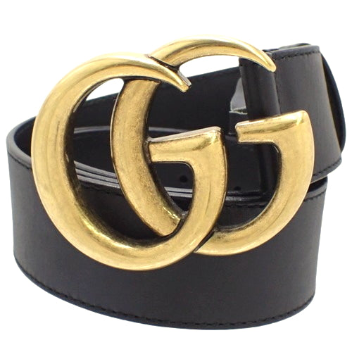 GGマーモント ダブルG ワイドベルト アパレル ファッション小物 服飾小物 80・32 レザー ‎400593 AP00T 1000(2024年12月現在現行品)