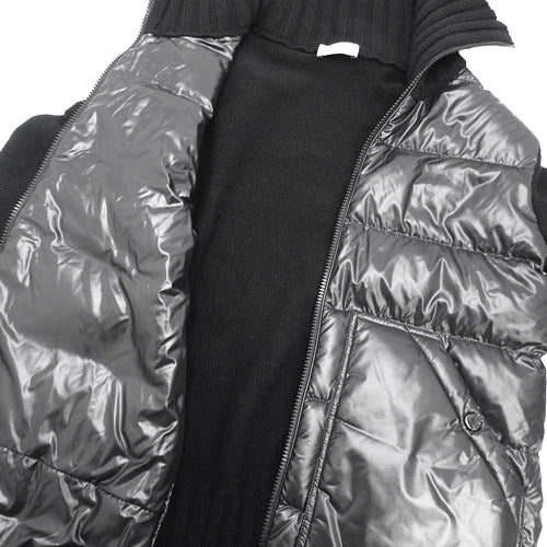 Knit sleeves, switchable down jacket, medium, high neck