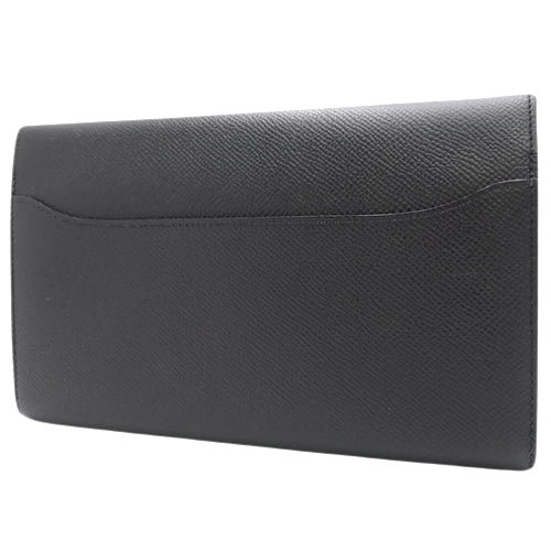Constance Long Wallet in Epsom Leather with Palladium and Silver Hardware, A Stamp