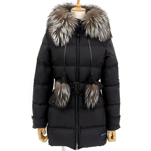 Down jacket size 36 with fur