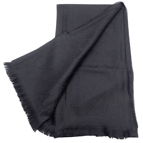 GG logo shawl, apparel, fashion accessory, wool scarf