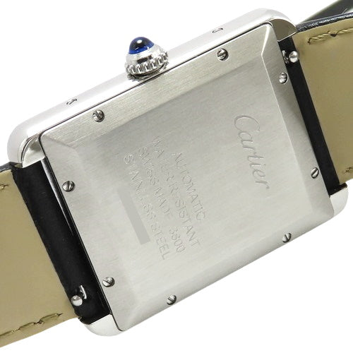 タンクソロ XL WSTA0029 SS/革 ステンレス 自動巻き シルバー ブラック