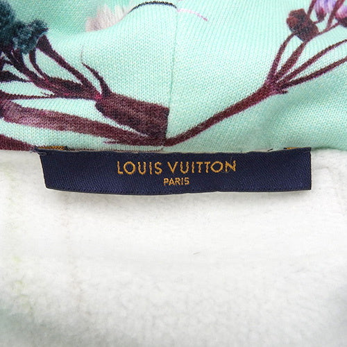 Flower Poplin Hoodie M RM201 Fleece-lined