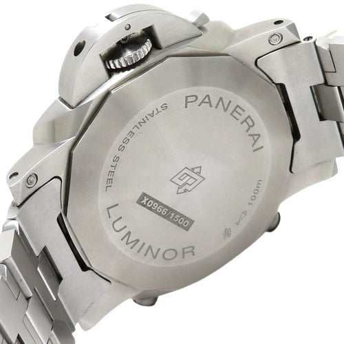 PAM01110 ルミノール クロノグラフ SS 自動巻き ネイビー