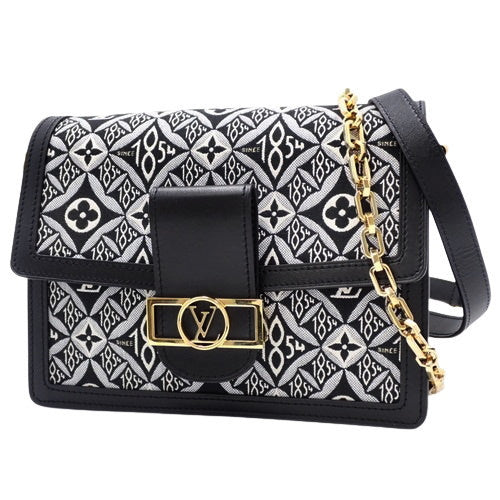 Monogram Jacquard Since 1854 Dauphine MM Canvas and Leather Monogram Jacquard M57211