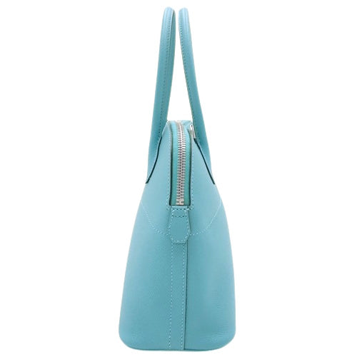 Bolide 27，Epsom 皮革，钯金配件，黑色蓝色，D 形印章