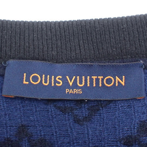 Half and Half 字母圆领针织衫 L