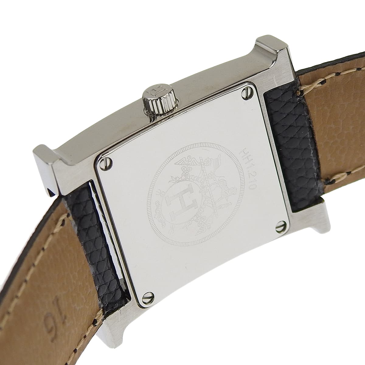 HH1.210 H腕表 迷你款 不锈钢/皮革 石英表 白色