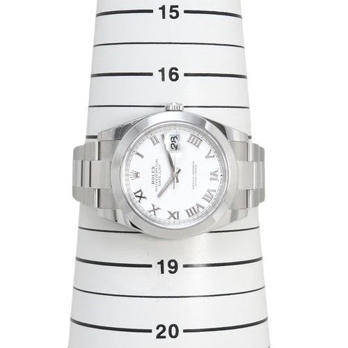 [2023 Warranty] 126300 Datejust Stainless Steel Automatic with Random Number, Oyster Bracelet, Purchased November 2023, White and Silver