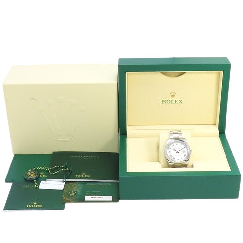 [2023 Warranty] 126300 Datejust Stainless Steel Automatic with Random Number, Oyster Bracelet, Purchased November 2023, White and Silver