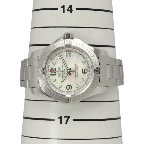 A77388 Colt Lady Stainless Steel SS Quartz White Diamond Index Shell Dial