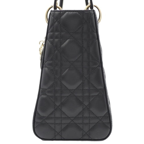 Lady Dior Cannage Medium 2-Way Shoulder Bag in Lambskin
