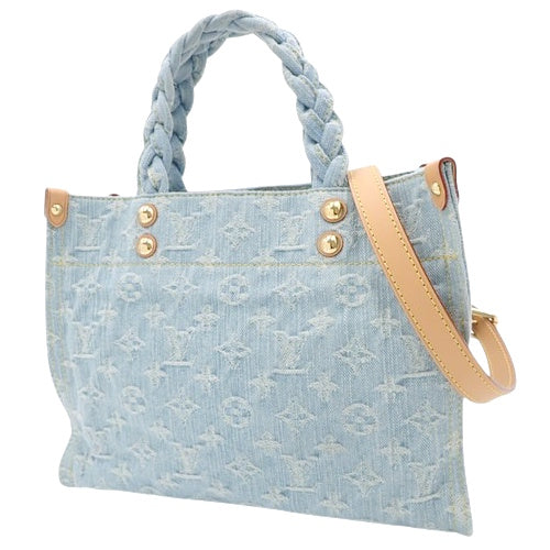 Monogram Denim Let Go PM 双向单肩托特包，Monogram Denim，M24897