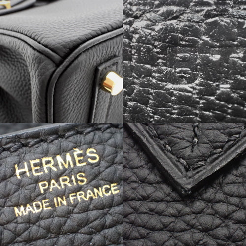 【未使用】バーキン 25 トゴ ブラック ゴールド金具 Ｂ刻印