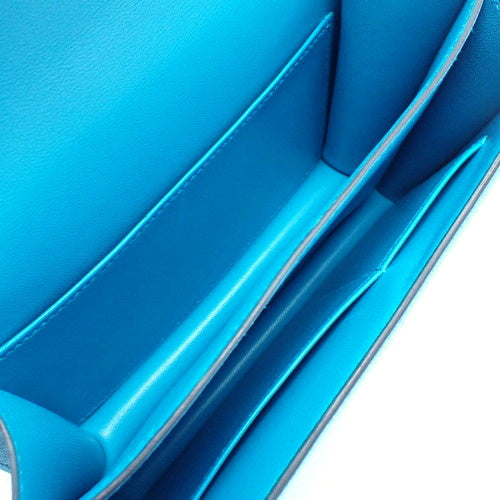 [Unused] Constance Mini 3 Miroir Constance 18 Chevre Palladium Hardware Blue Frida B Stamp
