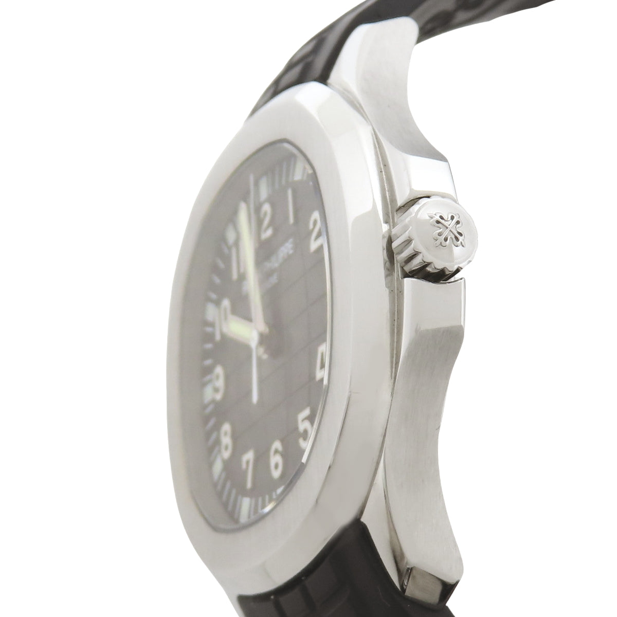 5165A-001 Aquanaut Large SS/Rubber Stainless Steel Automatic Black