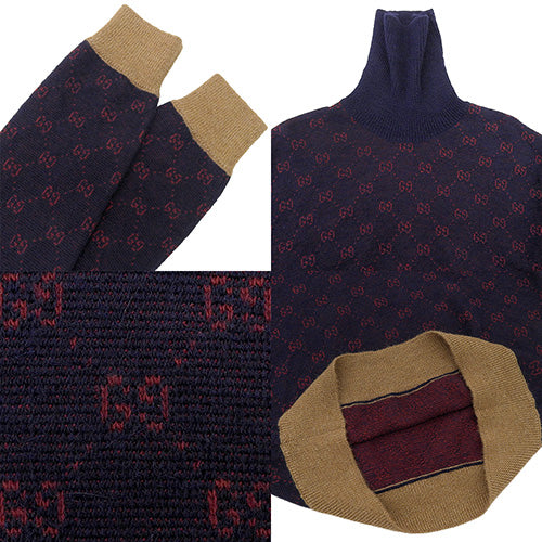GG Turtleneck Knit M Sweater