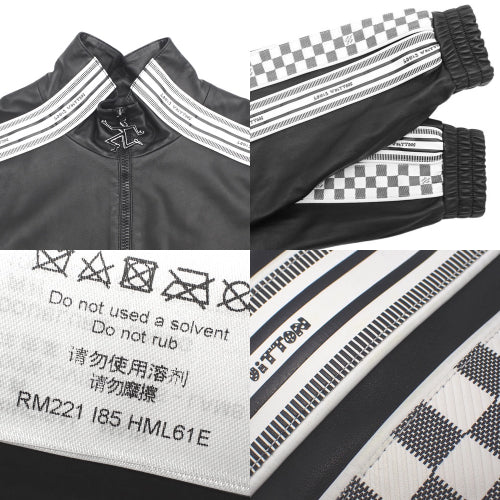 LVロゴ ライダースジャケット 2022年 M RM221 ダミエ