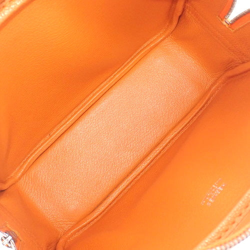 Mini Plume 20 迷你 Epsom 皮革手提包，配钯金金属配件和 H 形印章