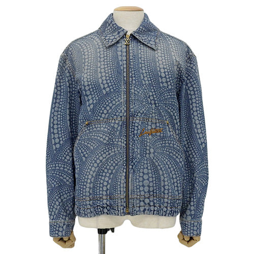 モノグラム・パンプキンドット LV×YK デニムジャケット RM232H アパレル ファッション 草間彌生コレクション コラボ 46 コットン