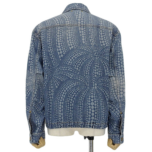 モノグラム・パンプキンドット LV×YK デニムジャケット RM232H アパレル ファッション 草間彌生コレクション コラボ 46 コットン