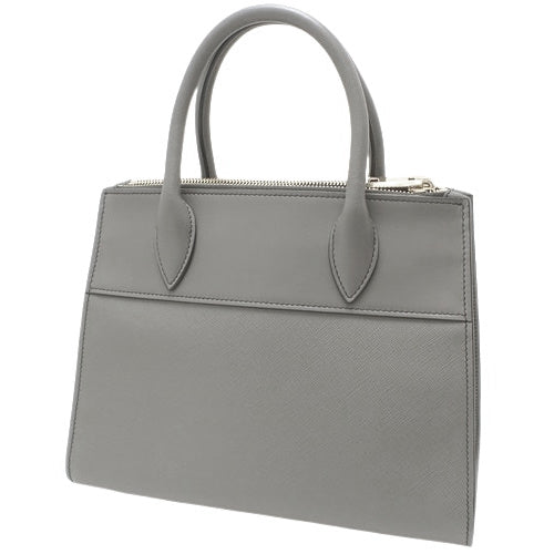 パラディグムバッグ 2WAY ショルダー 肩掛け サフィアーノレザー カーフ SAFFIANO+CITY CARF MERCURIO 1BA103