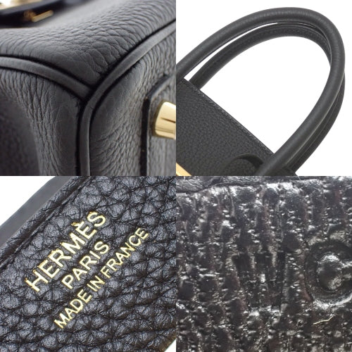 【新品】バーキン 25 トゴ ブラック ゴールド金具 W刻印