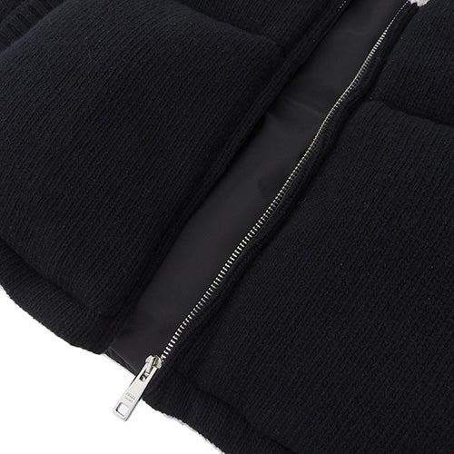 Knit Down Jacket, Size M, Apparel, Fashion, Hooded