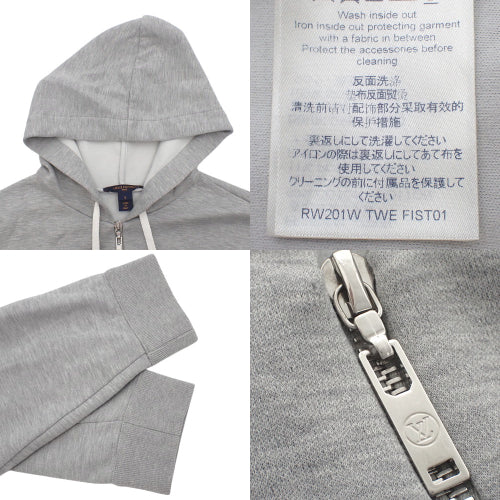 LV Stamp Zip-Up Hoodie RW201 2020 Apparel Fashion Size Small Cotton Nylon