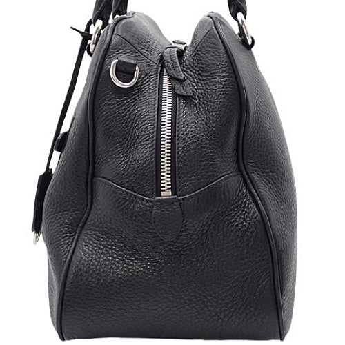 2-way handbag, shoulder bag, crossbody bag, calfskin VITELLO PHENIX NERO, 1BB054