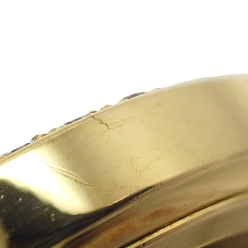 122632B2 经典款 黄金/皮革 石英 白色 表圈 钻石