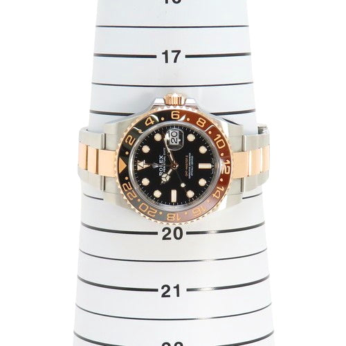 126711CHNR GMT-Master II, K18PG x SS, Random Serial Number, Automatic, Black Dial