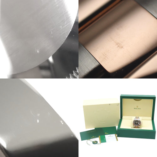 126711CHNR GMT-Master II, K18PG x SS, Random Serial Number, Automatic, Black Dial