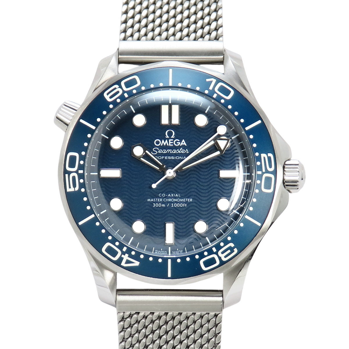 210.30.42.20.03.002 Seamaster Diver 300M 007 Stainless Steel Automatic Blue Bond Film 60th Anniversary Model