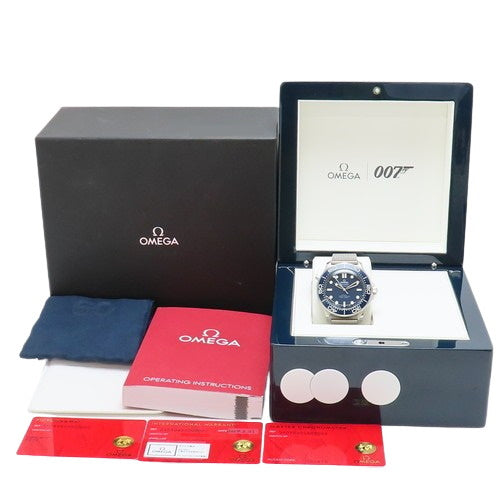 210.30.42.20.03.002 Seamaster Diver 300M 007 Stainless Steel Automatic Blue Bond Film 60th Anniversary Model