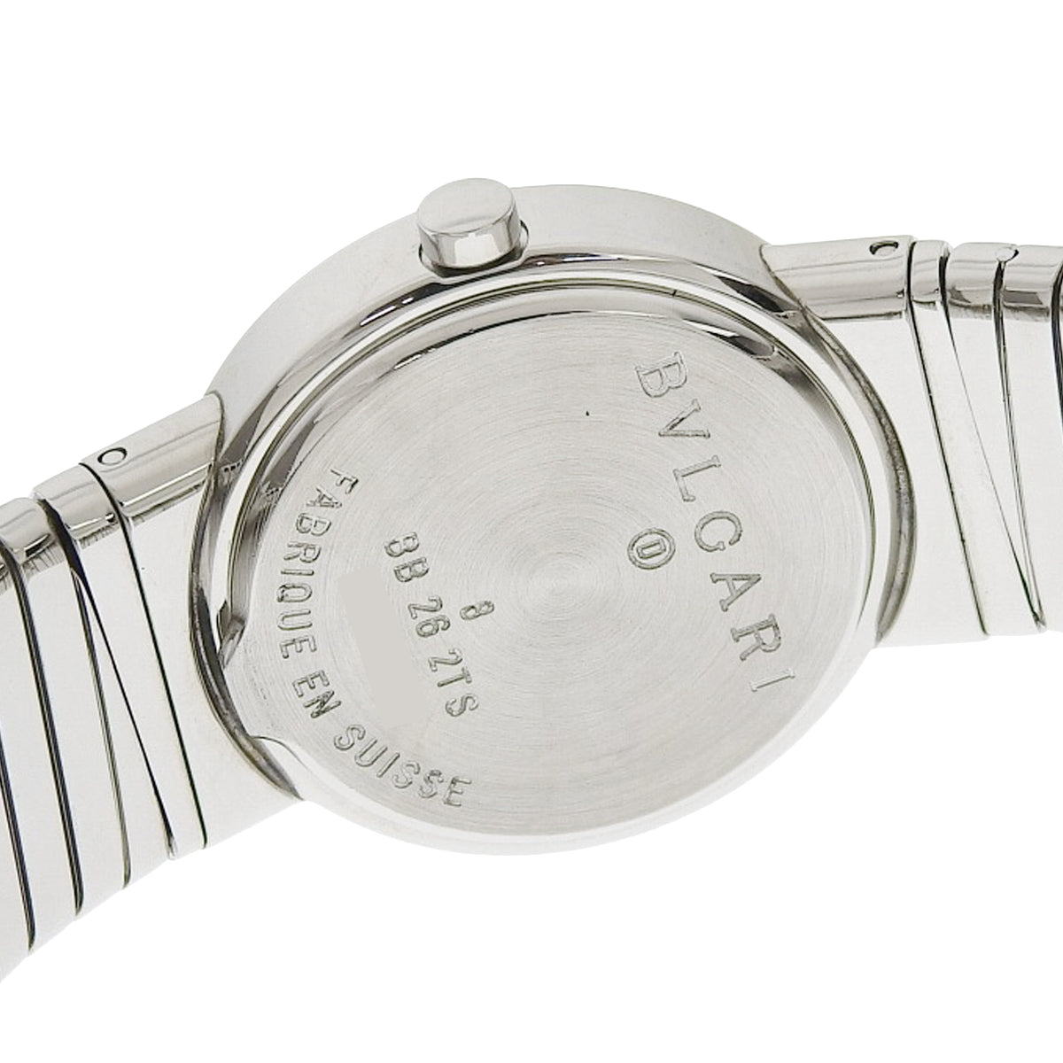 Tubogas BB262TS 不锈钢镶钻石英女表