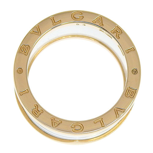 B-zero1 戒指，18K 玫瑰金，PG，白色陶瓷，配饰，珠宝，B-zero1