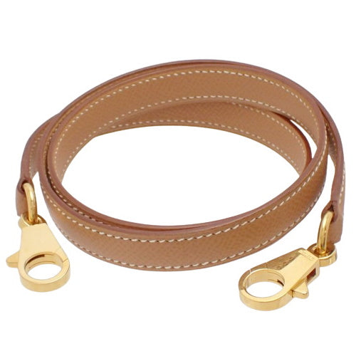Shoulder strap in natural Epsom leather