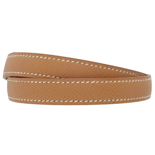 Shoulder strap in natural Epsom leather