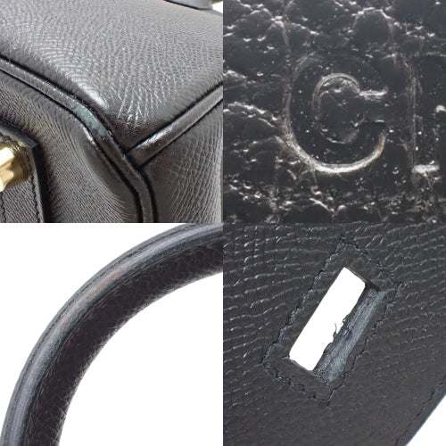 バーキン35 ヴォーエプソン ブラック ゴールド金具 C刻印